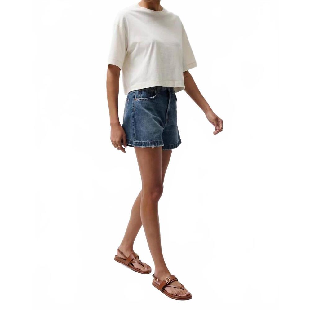 NEW PISTOLA saige high rise a-line short in wishbone - Picture 4 of 7